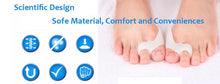 1 Pair Cushion Aid Silica Gel Toe Separator Stretchers Alignment Bunion Pain Relief