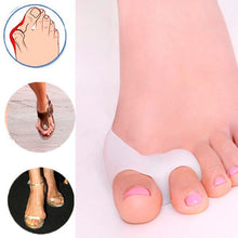 1 Pair Cushion Aid Silica Gel Toe Separator Stretchers Alignment Bunion Pain Relief