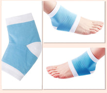 1 Pair Heel Socks for Dry Hard Cracked Skin Moisturising Open Toe Recovery Socks#3546