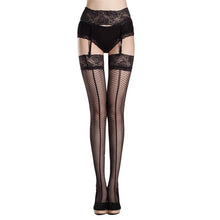 1 Pair Women Embroidery Sexy Lingerie High Thigh Stocking net Strap Lace Top Garter Belt Pantyhose for lady #3530