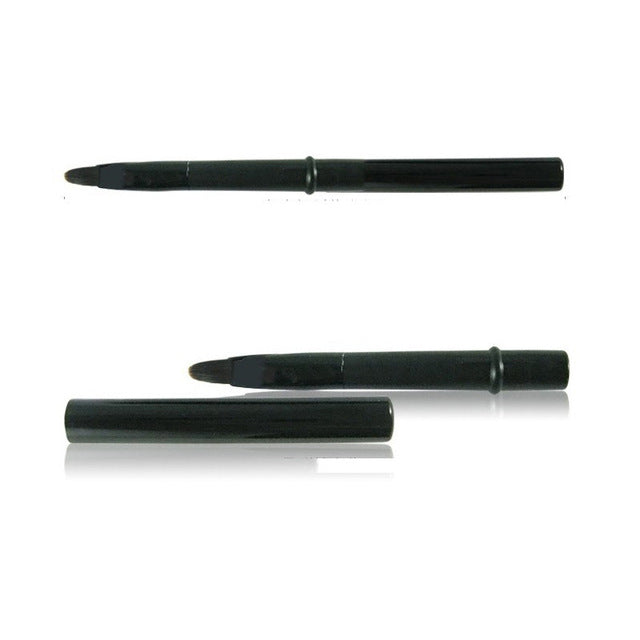 1 Pc Portable Automatic Retractable Lip Brush With Lid Eyeliner Brush Plastic Material 100% Brand new and high quality Anne
