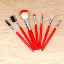 1 Set/7 PCS Wood Makeup Brush Makeup Cosmetic Tools Beauty Brushes kit de maquiagem 2017