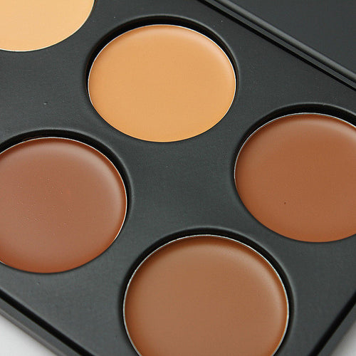 10 Color Concealer Cream Base Disc Foundation Cream Concealer Cover Plate Black Eye