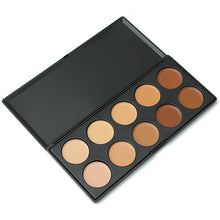 10 Color Concealer Cream Base Disc Foundation Cream Concealer Cover Plate Black Eye