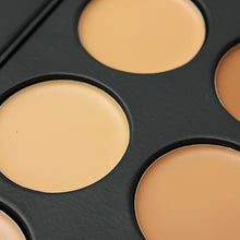 10 Color Concealer Cream Base Disc Foundation Cream Concealer Cover Plate Black Eye