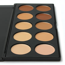 10 Color Concealer Cream Base Disc Foundation Cream Concealer Cover Plate Black Eye
