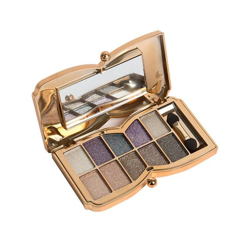10 Colors Shimmer Eyeshadow Eye Shadow Palette Makeup Cosmetic Set 100% brand new and high quality Anne