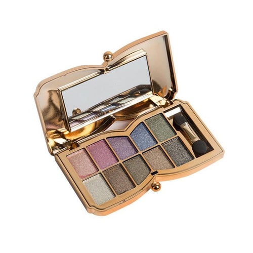 10 Colors Shimmer Eyeshadow Eye Shadow Palette Makeup Cosmetic Set Easy to use, Long Lasting, Pro & Home Use Anne