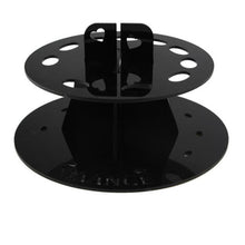 10 Hole Oval Makeup brushes Holder Drying Rack Organizer Cosmetic Shelf Tools Black