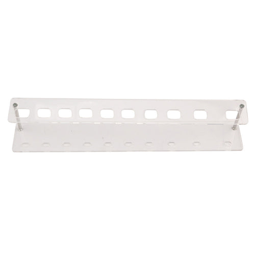 10 PCS Brush Storange Place Organizer Clear Acrylic 10 Lattices Cosmetic Shelf for Makeup brushes