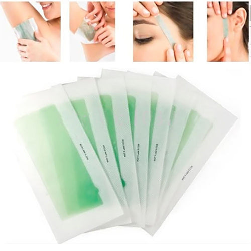 10 PCS Roll On Hair Remove Wax Strips Wax Hair Removal Hair Removal Adjustment for Leg & Face