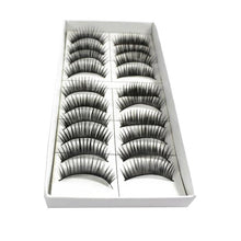 10 Pair Thick Long False Eyelashes Eye Lashes Makeup