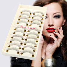 10 Pairs False Eyelashes Natural Long Thick Fake Charming Eyes Makeup Tool