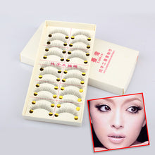 10 Pairs False Eyelashes Natural Long Thick Fake Charming Eyes Makeup Tool