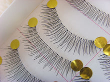 10 Pairs Hand Made Natural Long Plastic Black Terrier Makeup False Eyelashes Eye Lashes Extension For Party Nude Look