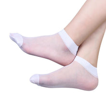 10 Pairs Socks 2016 Fashion Women's Socks Crystal Thin Transparent Thin Silk Socks Women In Summer Sokken Vrouwen 10 Colors