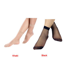 10 Pairs Women's Slim Stokings Casual Resilient Transparent Sexy Socks Calze#B629