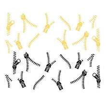10 pcs new fashion Stickers & Decals Zipper Shape Water Transfer Slide Decal Sticker Nail Art Tips To Decoration