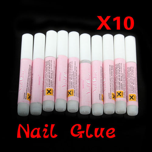 10 x 2g Mini ProfessionaL Beauty Nail False Art Decorate Tips Acrylic Glue