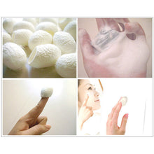 100Pcs Organic Natural Silk Cocoons Silkworm Balls Facial Skin Care Scrub Purifying Acne Anti Aging Whitening