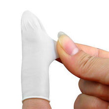 100pcs Finger Cots Nail Art Latex Fingertips Protective Small Rubber Gloves Practical Disposable Anti Static