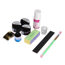 10Acrylic Nail Art Tips Powder Liquid Brush Glitter Clipper Primer File Set Kit Then apply them onto your nail / nail forms Anne