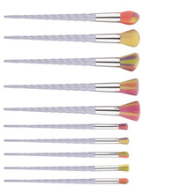 10PCS MINI Make Up Foundation Eyebrow Eyeliner Blush Cosmetic Concealer Brushes Suitable for professional use or home use 2017