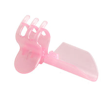 10PCS Plastic Nail Art Design Tips Cover Polish Shield Protector Clip Set Pink