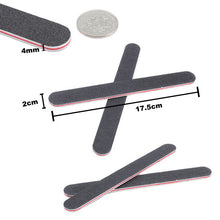 10PCS Sanding Nail File Nail Art Buffer Salon Glitter Tools Sandpaper