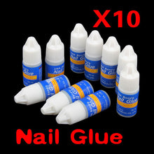 10x 3g False Nail Art Decoration Tips Fast Drying Acrylic Glue Manicure