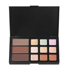 12 Colors Natural Makeup Eyebrow Powder Concealer Palette Brow Powder Cosmetic