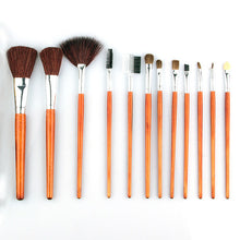 12 PCs Fashion Professional Makeup Brush Kits Brush Cosmetic Facial Beauty Make Up Set Tools