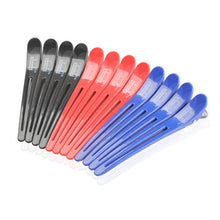 12PCS Perm Hair Clip Sectioning Clamp Fish Mouth Type Grip Hairdressing