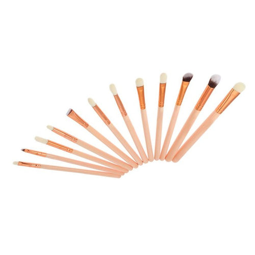 12Pcs Cosmetic Eyebrow Eyeshadow Brush Makeup Brush Sets Kits Tools 100% new and high quality 2017 Anne