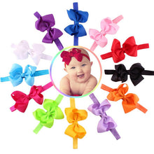 12Pcs Hair Bows Elastic Hair Bands Photography Flower Bowknot Hair Accesories Hair Decoration Elastique Cheveux#121