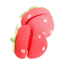 12Pcs Sponge Strawberry Balls Hair Rollers Curlers DIY Hairdressing Tool