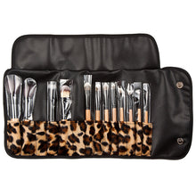 12pcs Professional Brush Eyeshadow Eyebrow Cosmetic Tool Brushes Leopard Powder Concealer Fashion Beauty Makeup Tools