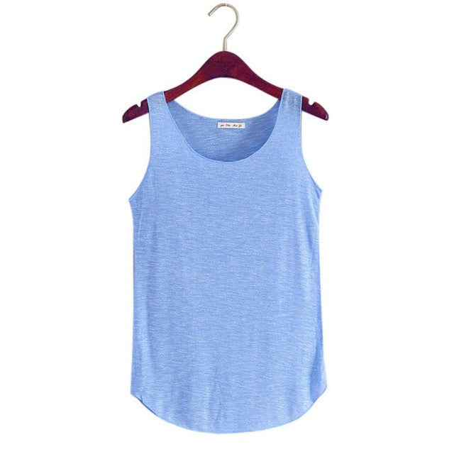 13Colors Women Tops Summer 2016 Women T Shirts Casual Sleeveless O Neck T-shirt Women Female Tshirt Women Camisetas Mujer