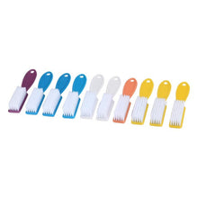 14.5*2.5cm 10 pcs Pro Nail Scrub Brushes Health Beauty Care Accesory small and compact easy to carry Anne