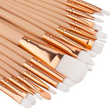 15.5*10*1.5 cm 20PCS Make Up Foundation Eyebrow Eyeliner Blush Cosmetic Concealer Brushes Used with Powder maquillage Anne