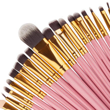 15.5*10*1.5 cm Horse hair 20Pcs Mini Cosmetic Eyebrow Eyeshadow Brush Makeup Brush Sets Kits Tools Anne