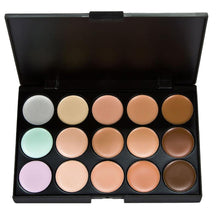 15.5cm x 10.5cm x 1.3cm 15 Colors Concealer + 1 PCS Makeup Brush Made from high-grade synthetic fibers Anne