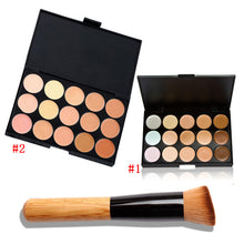 15 Color Fashion Women Professional Makeup Cosmetic Contour Concealer Palette Make Up+Concealer Brush