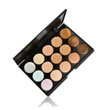 15 Colors Concealer Pressed Powder Make-up Foundation Grooming Cream
