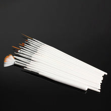 15 Pcs Nail Art Tips Design Paint Dot Draw Pen Brush Decoration Nail Kits white