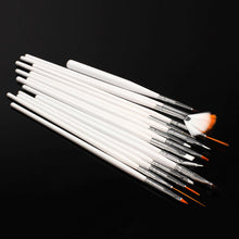 15 Pcs Nail Art Tips Design Paint Dot Draw Pen Brush Decoration Nail Kits white