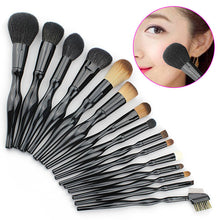 15pcs New Fashion Professional Curves Makeup Brushes Set Foundation Blusher Powder Eyeliner Brush