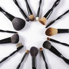 15pcs New Fashion Professional Curves Makeup Brushes Set Foundation Blusher Powder Eyeliner Brush