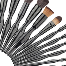 15pcs Synthetic Hair Curves Hanlde Makeup Brushes Set Kits Eyebrow Eyeliner Powder Foundation Brush Tool
