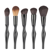 15pcs Synthetic Hair Curves Hanlde Makeup Brushes Set Kits Eyebrow Eyeliner Powder Foundation Brush Tool